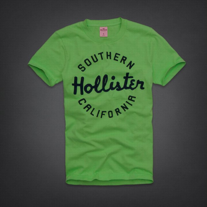 Tee shirt Hollister Vert Homme